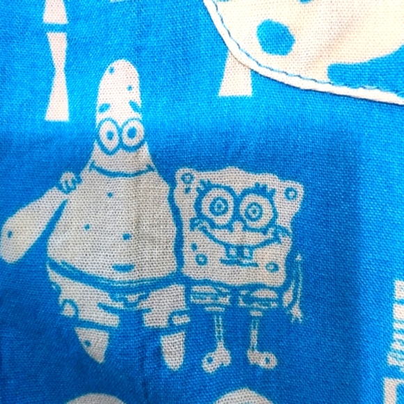 Blue SpongeBob Hawaiian Shirt - Picture 4 of 4